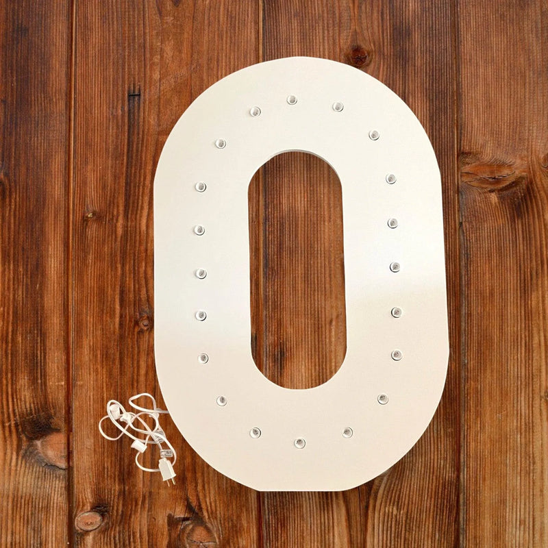 Large Flat Marquee Lighted Numbers & Letters