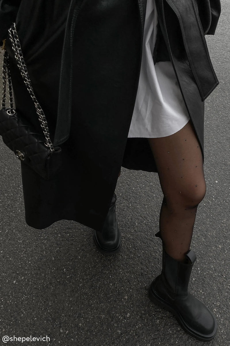 Fantasy Tights Conte Glamour Lux - Shiny Polka Dot