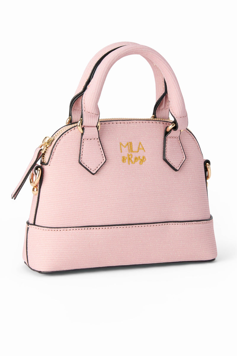 Light Pink Shimmer Girl's Crossbody Purse