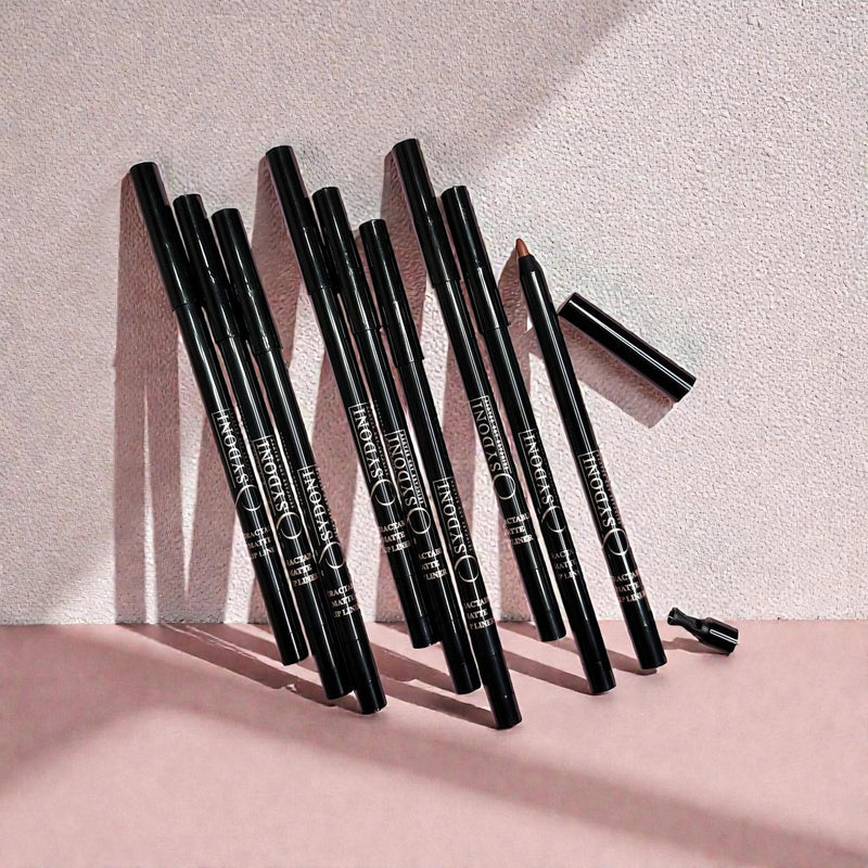 RETRACTABLE MATTE LIP PENCILS with SHEA BUTTER 9 Rich, Smudge‑Resistant Shades
