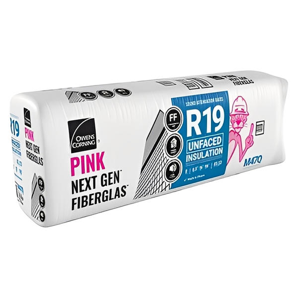 Owens Corning R-19 Un-Faced Fiberglass Insulation Batts (All Sizes)