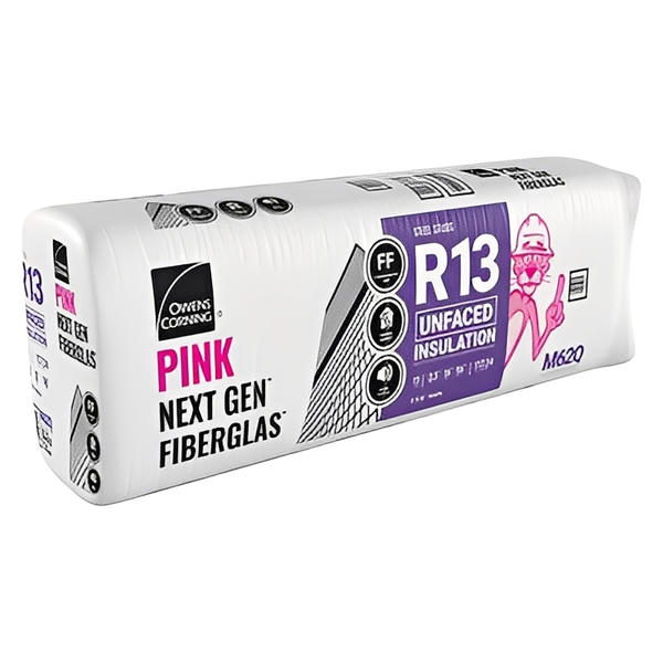 Owens Corning R-13 Un-Faced Fiberglass Insulation Batts (All Sizes)