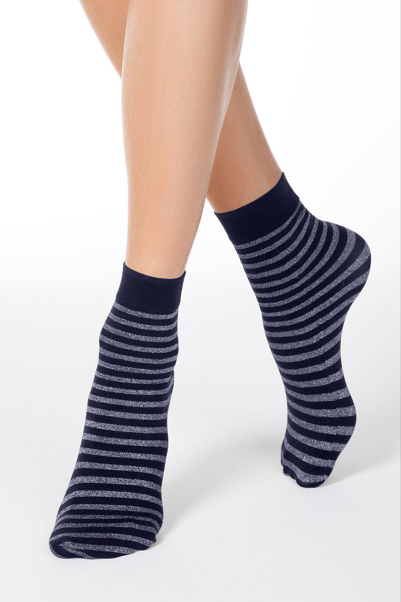 Socks Conte Fantasy - Shimmering Stripe