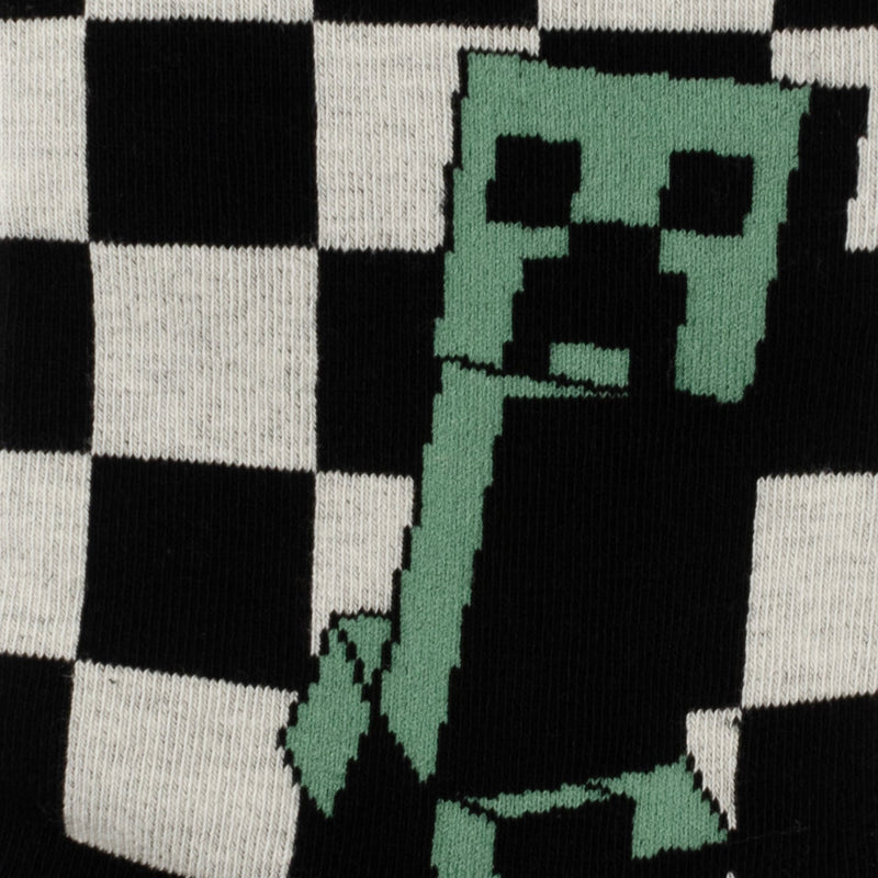 Minecraft Creeper Men's Sock Set – 3 Pairs