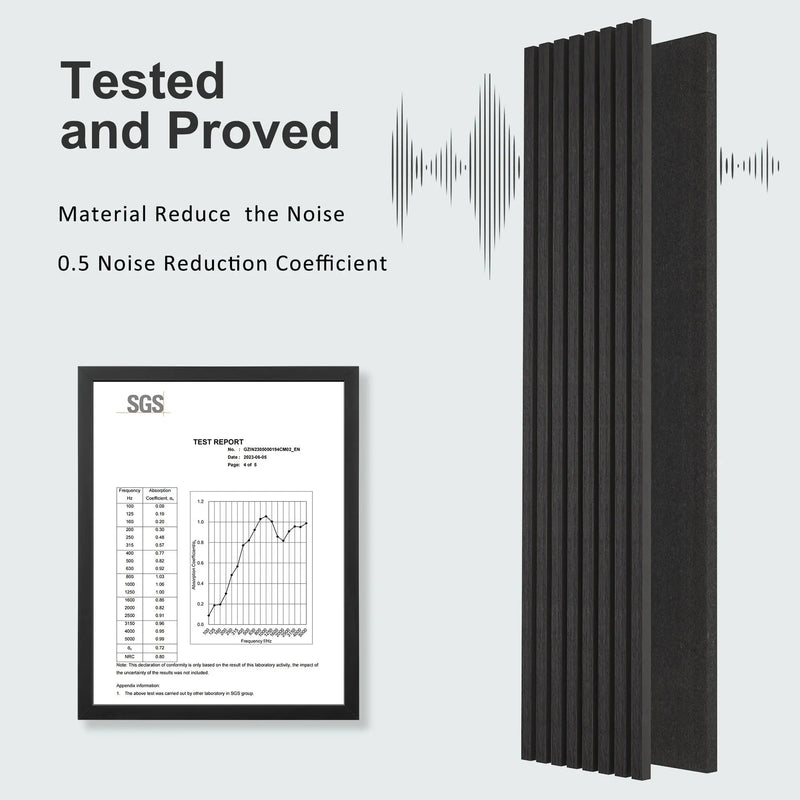 MDF Acoustic Slat Wood Wall Panels