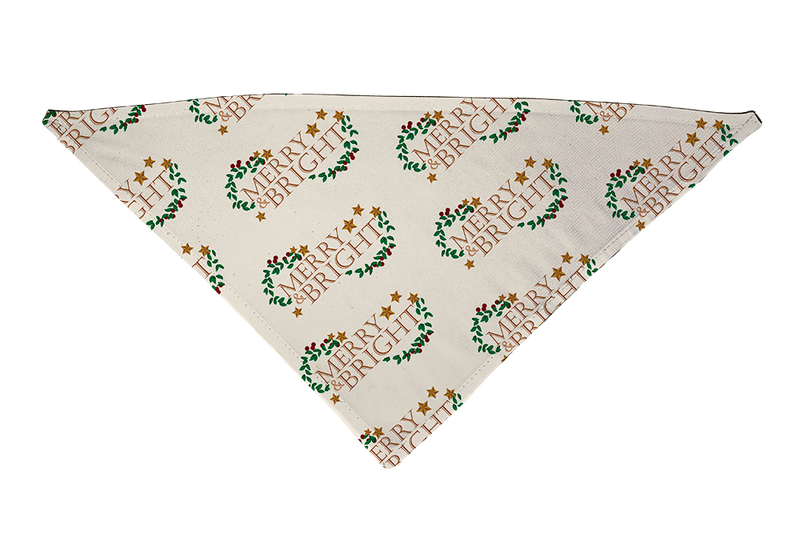 Merry and Bright Dog Bandana