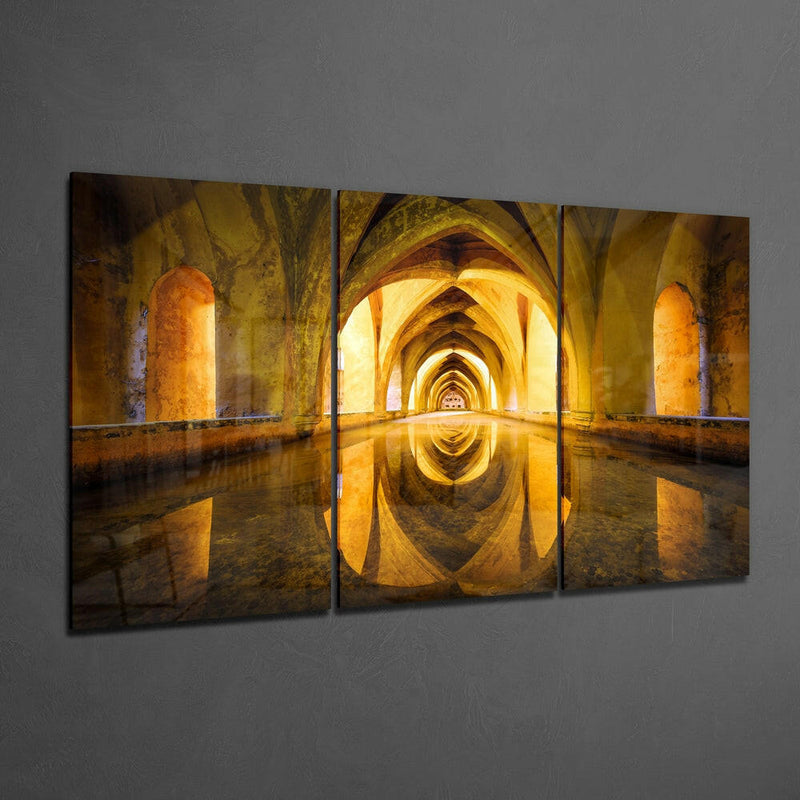 Columns Mega Glass Wall Art