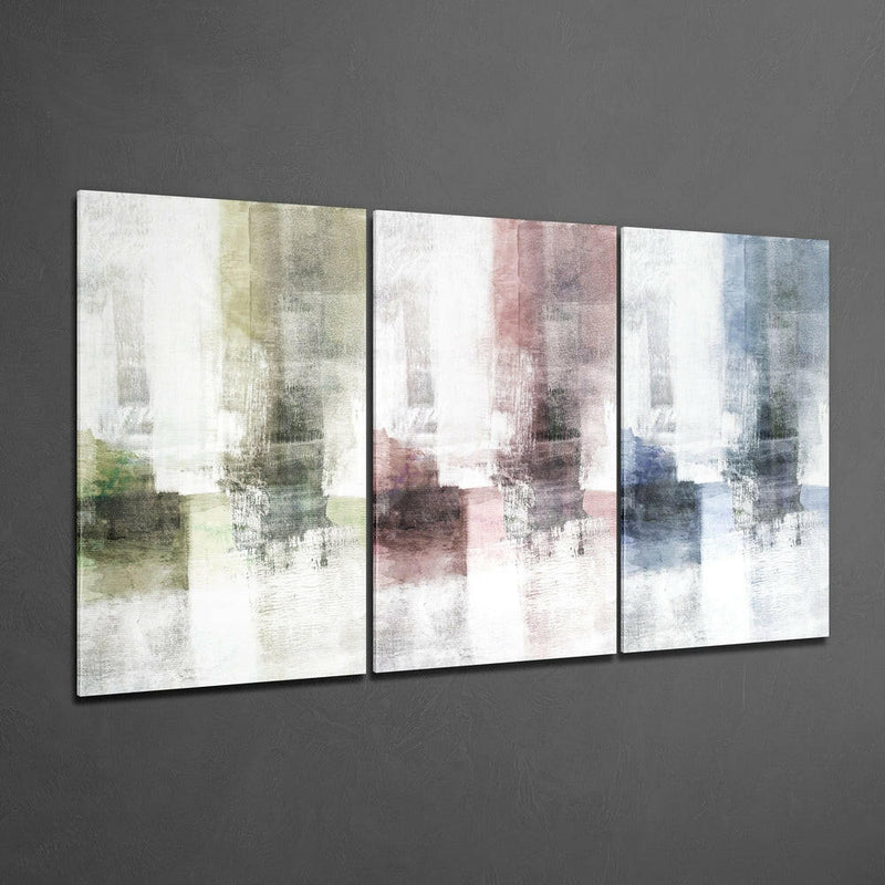 Pastel Colors Mega Glass Wall Art
