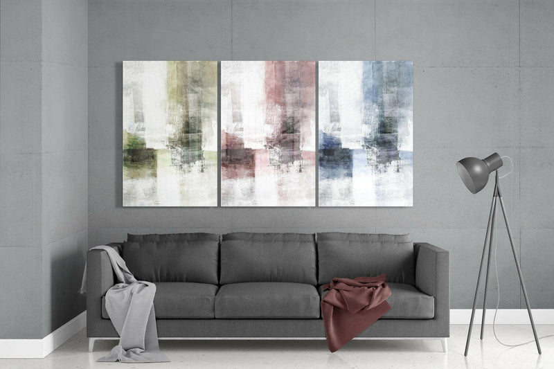 Pastel Colors Mega Glass Wall Art