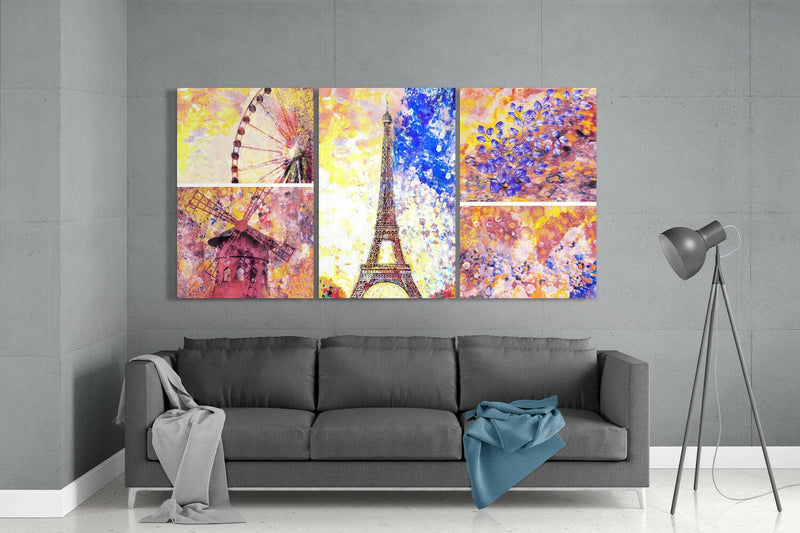 Paris Mega Glass Wall Art