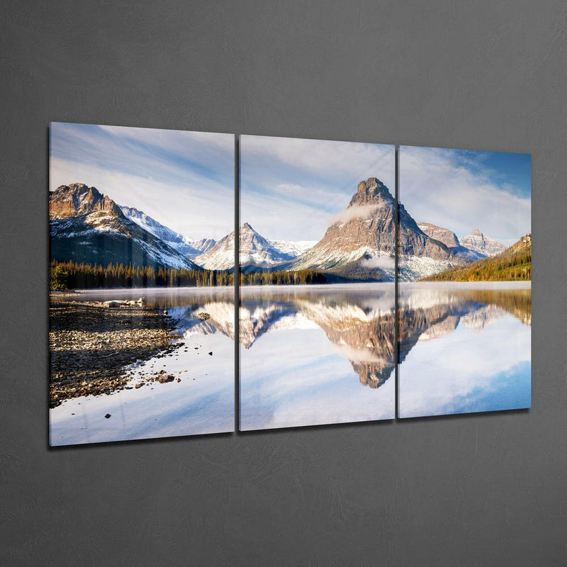 Mountains Mega Glass Wall Art