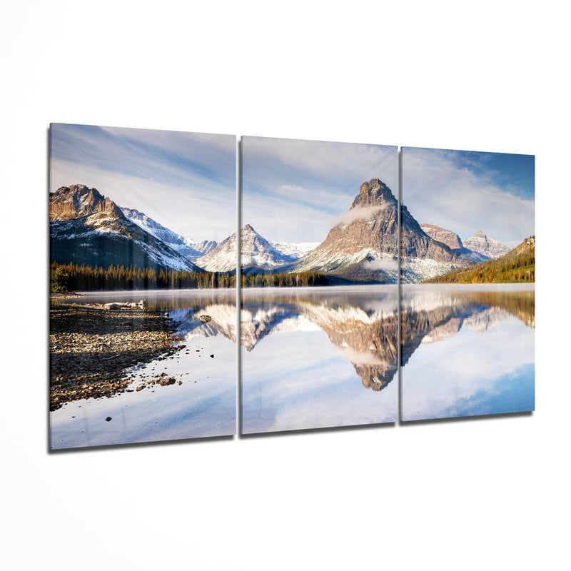 Mountains Mega Glass Wall Art