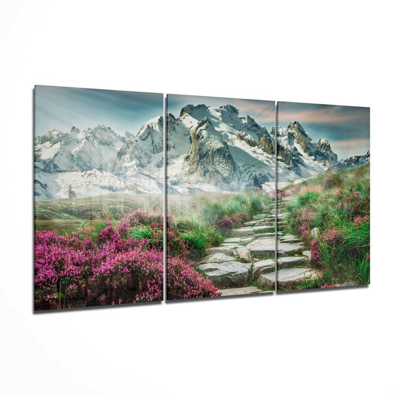 Path Road Mega Glass Wall Art