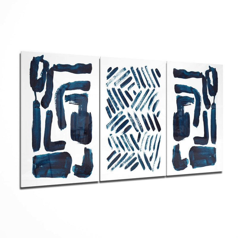 Scandinavian Lines Mega Glass Wall Art