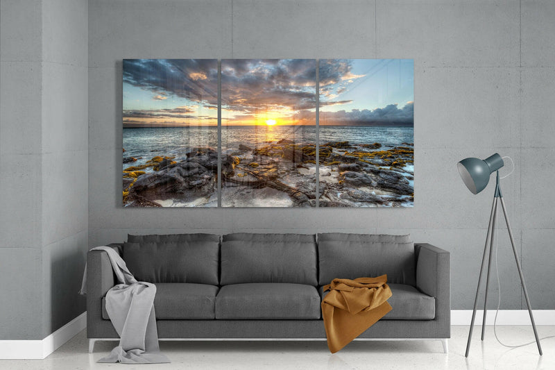 Sunset Mega Glass Wall Art