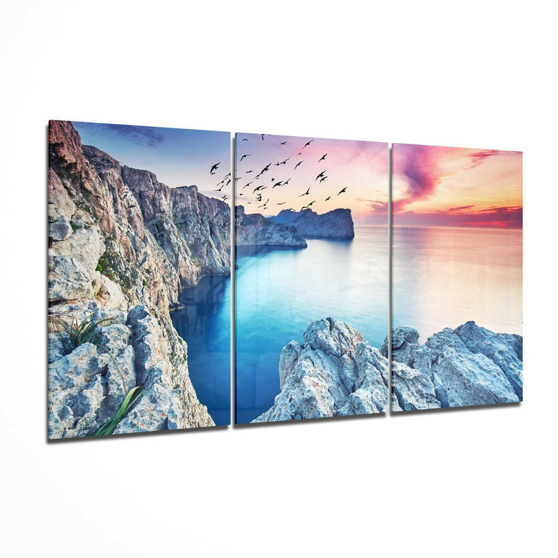 Coastal Mega Glass Wall Art