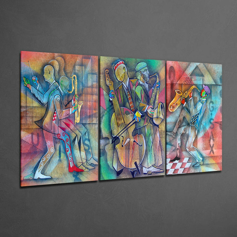 Music Glass Wall Art