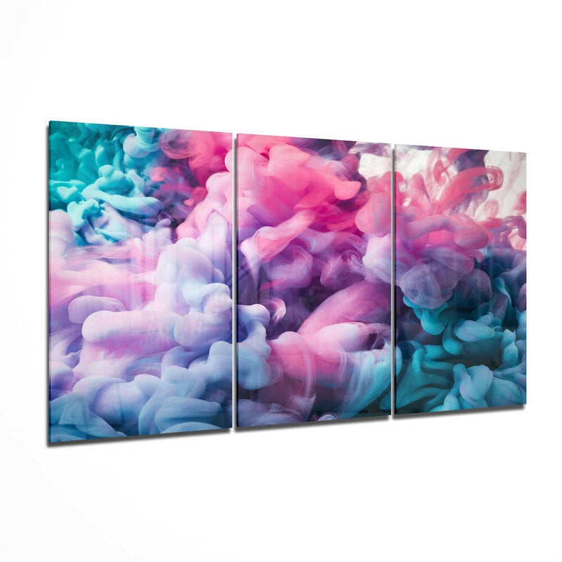 Pastel Smoke Mega Glass Wall Art