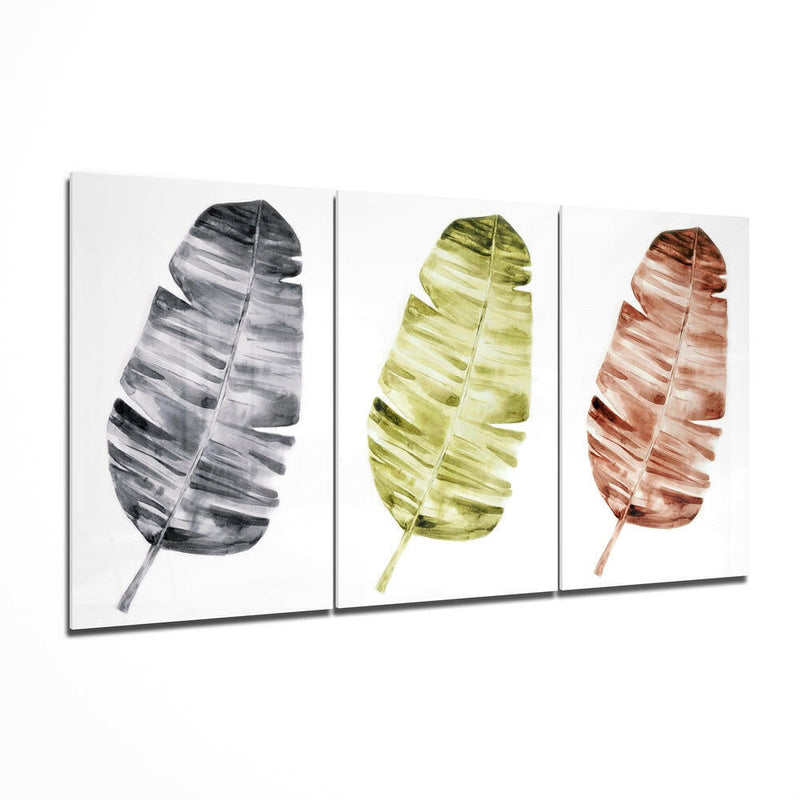 Leaves Mega Glass Wall Art