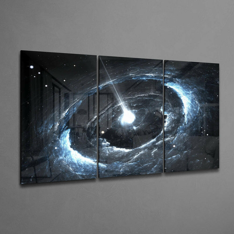 Space Mega Glass Wall Art