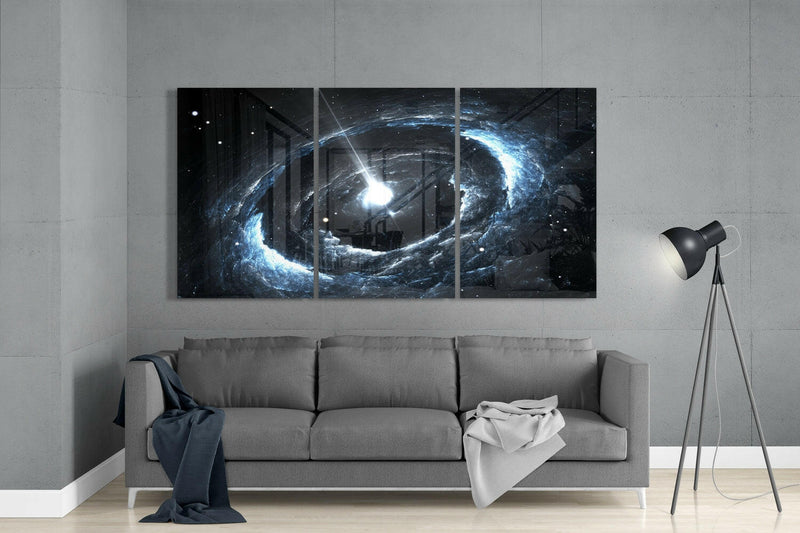 Space Mega Glass Wall Art