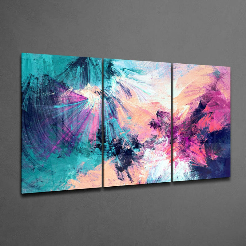 Colors Mega Glass Wall Art