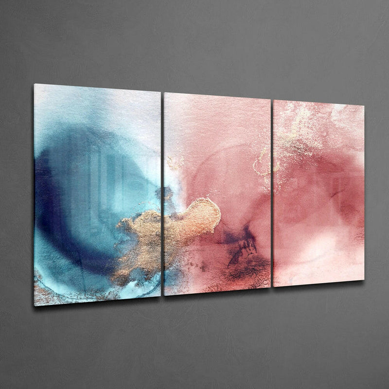 Soft Colors Mega Glass Wall Art