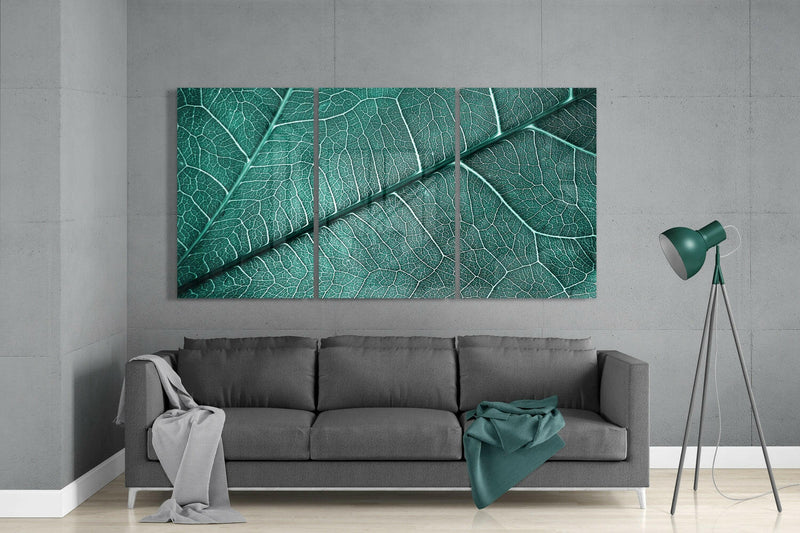 Leaf Texture Mega Glass Wall Art