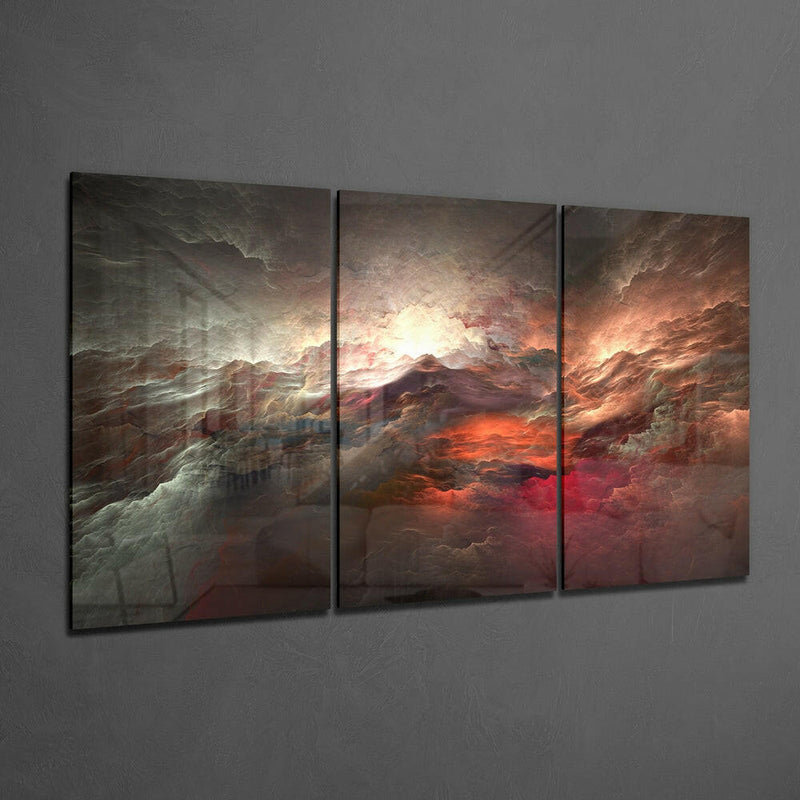 Depth Glass Wall Art