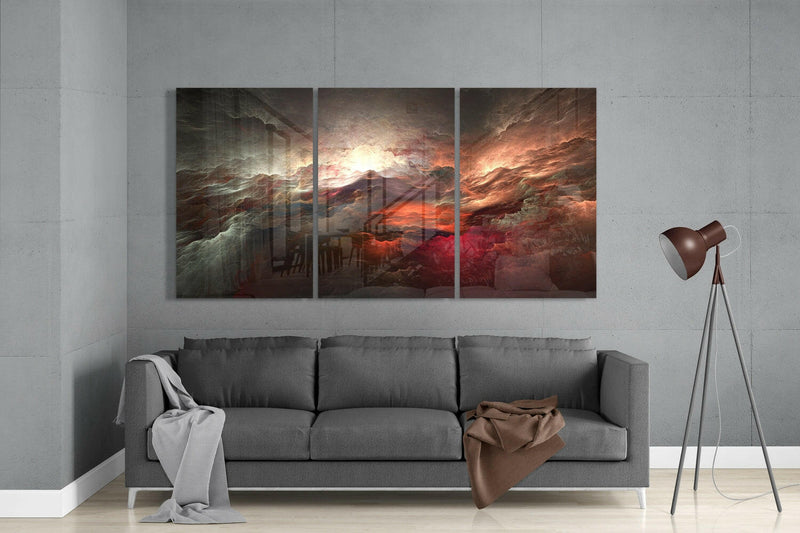 Depth Glass Wall Art