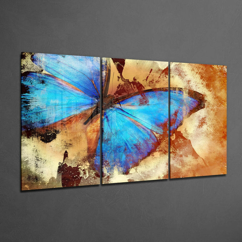 Butterfly Glass Wall Art