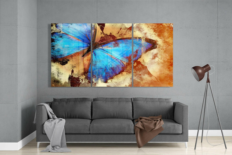 Butterfly Glass Wall Art