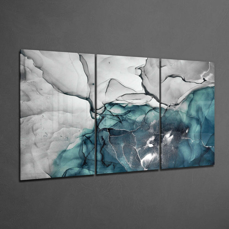 Abstract Glass Wall Art