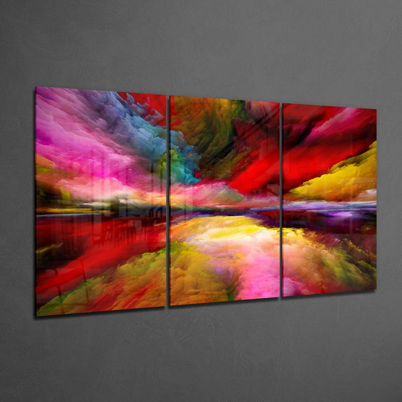 Depth of Colors Glass Wall Art