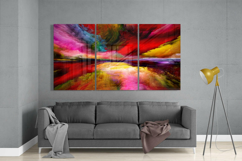 Depth of Colors Glass Wall Art