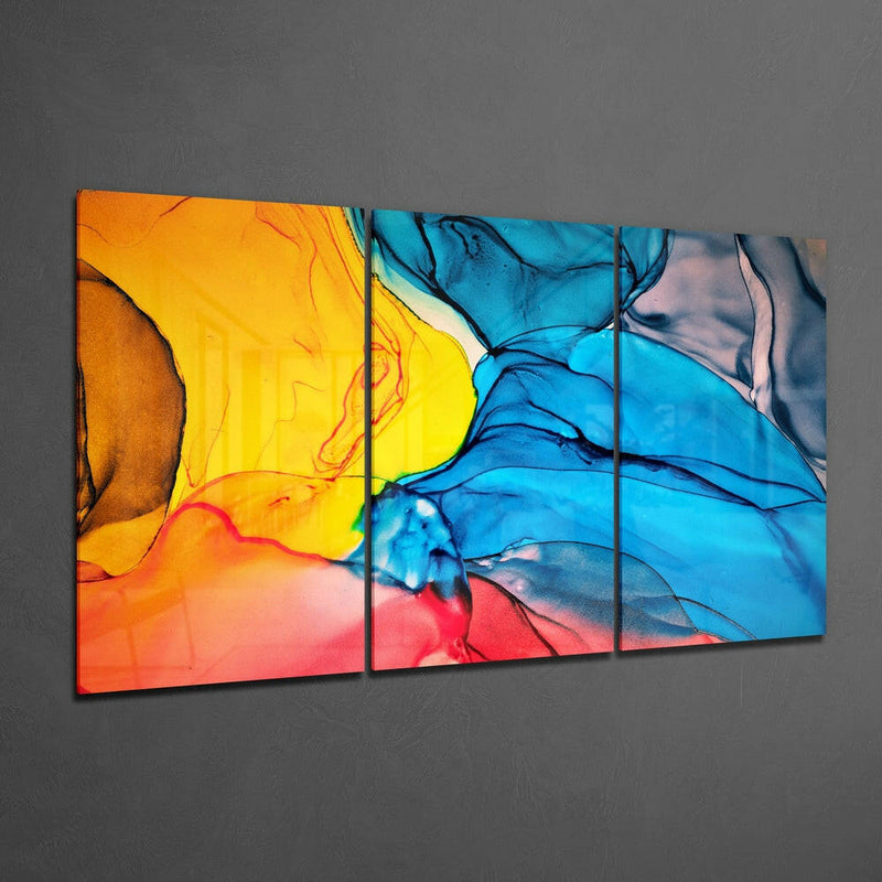 Magic Colors Glass Wall Art