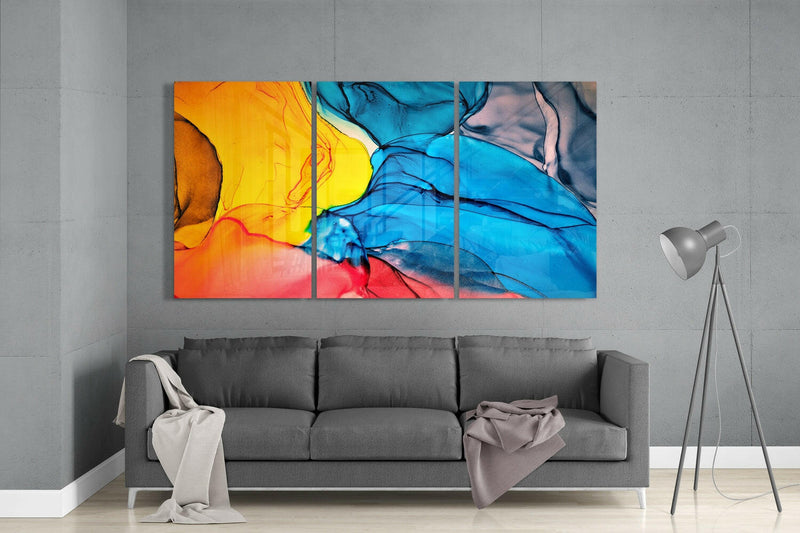 Magic Colors Glass Wall Art