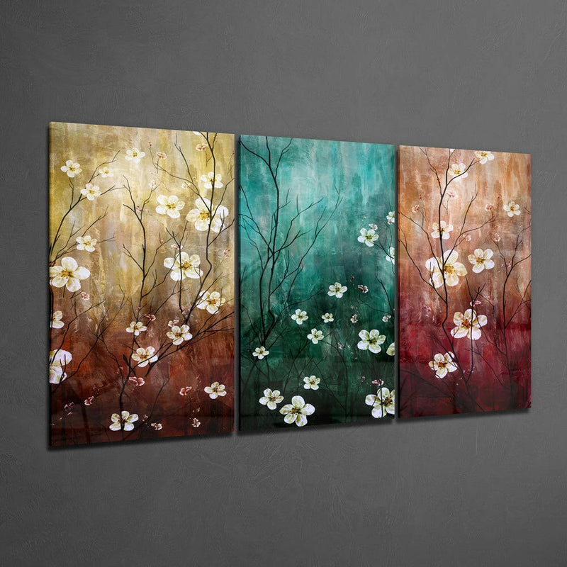Daisies Glass Wall Art