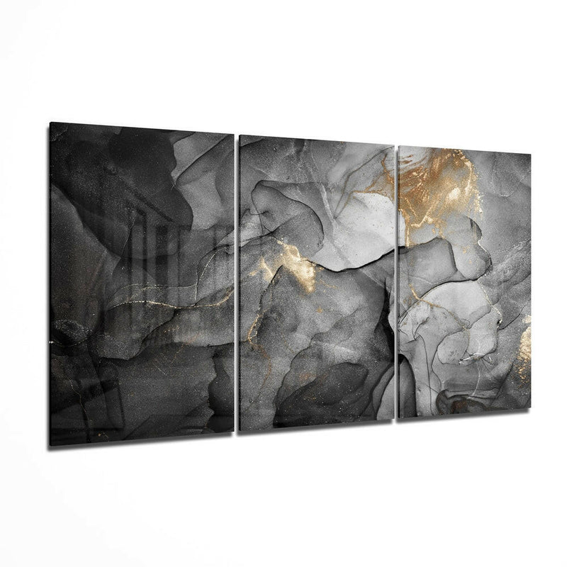 Noble Gray Glass Wall Art