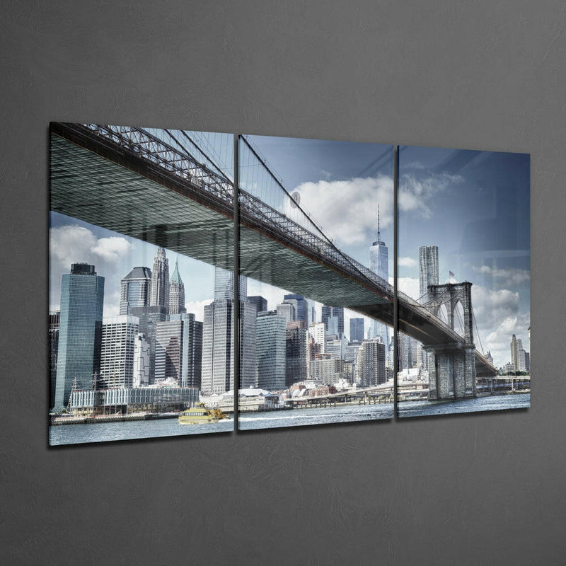 Manhattan Glass Wall Art