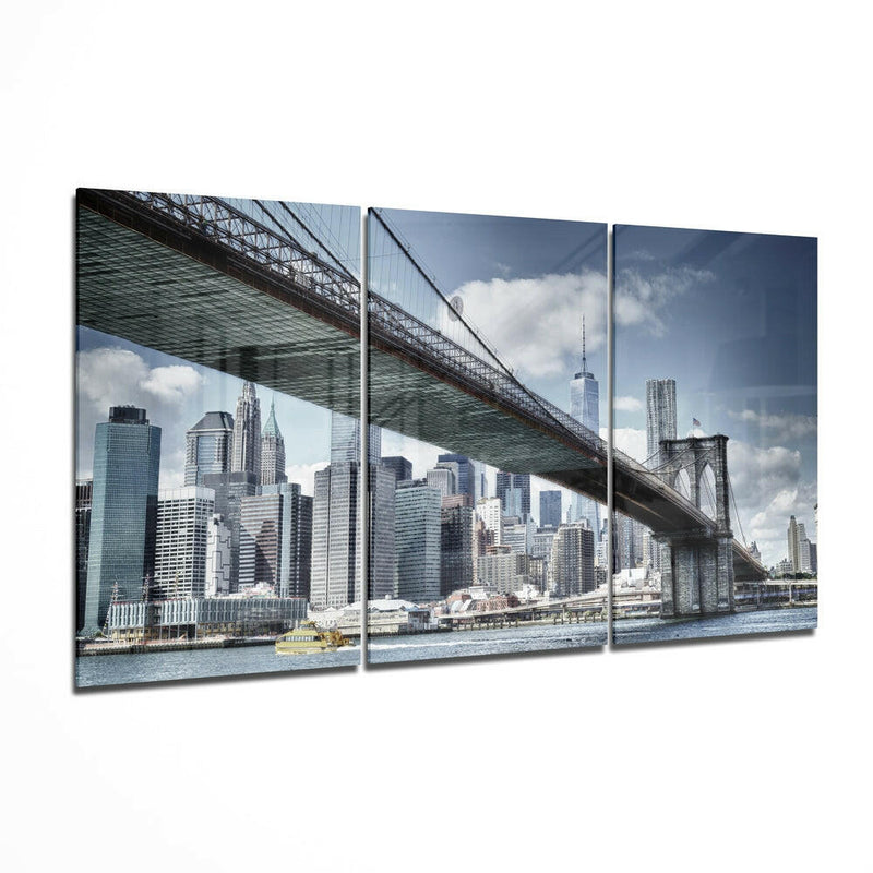 Manhattan Glass Wall Art