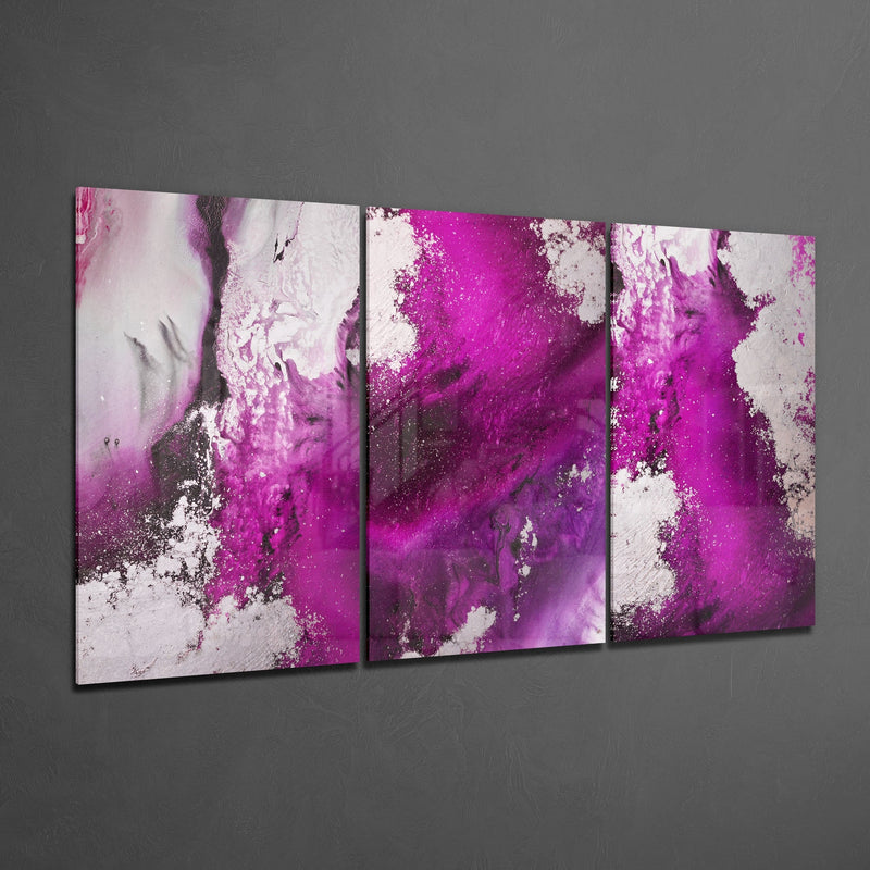 Fuchsia Glass Mega Wall Art