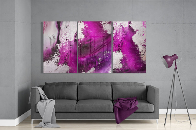 Fuchsia Glass Mega Wall Art