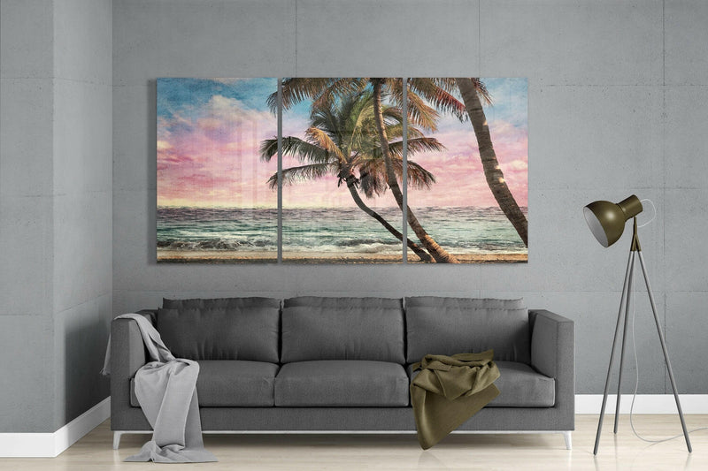 Palms Glass Wall Art
