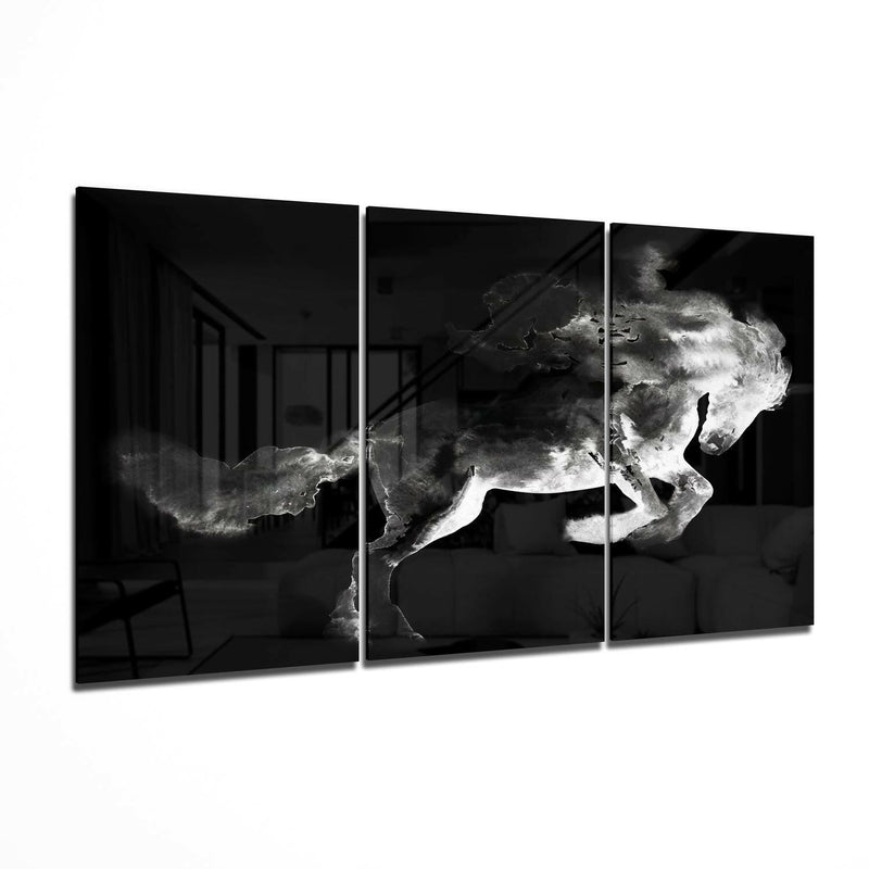 Horse Glass Wall Art