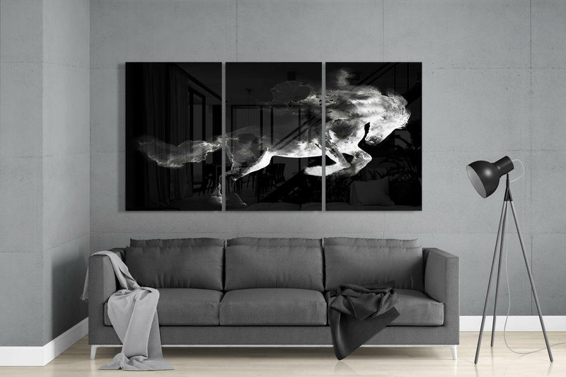 Horse Glass Wall Art