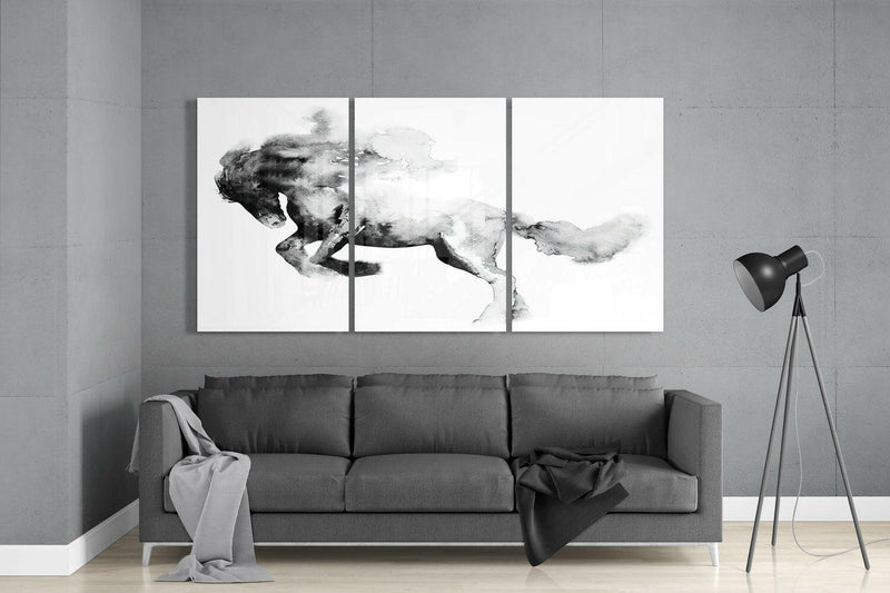 Horse Glass Wall Art