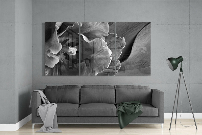 Flower Glass Wall Art