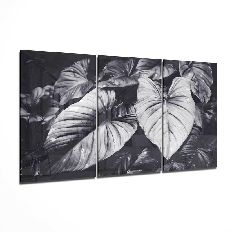 Leaves Glass Wall Art