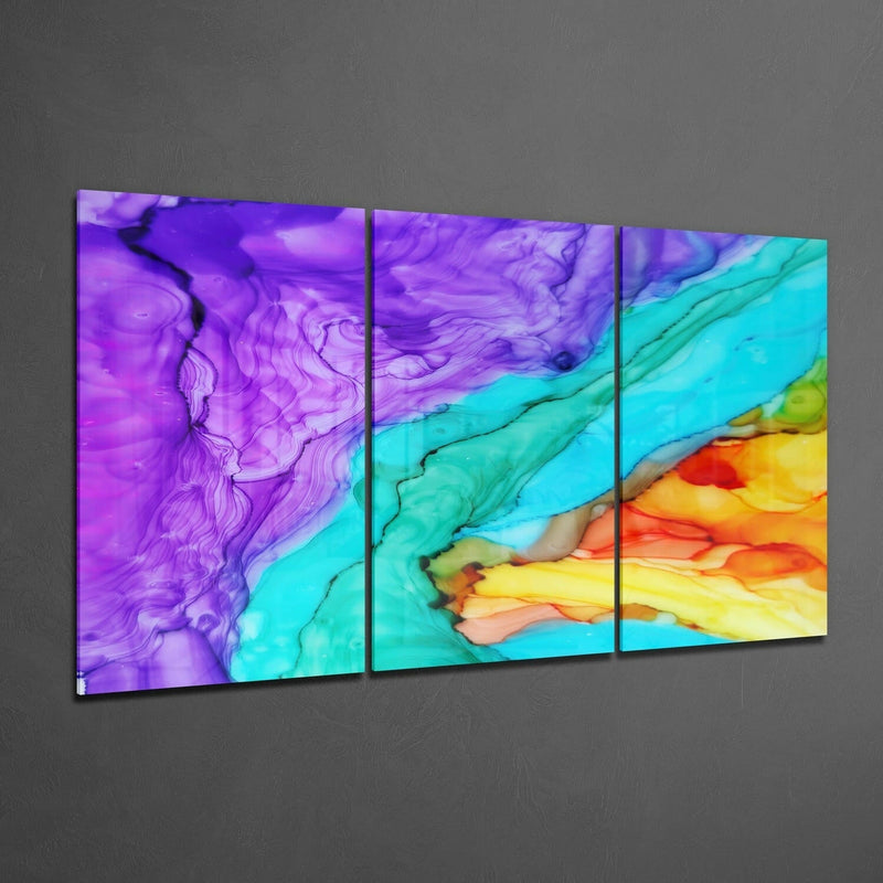 Colors Glass Wall Art